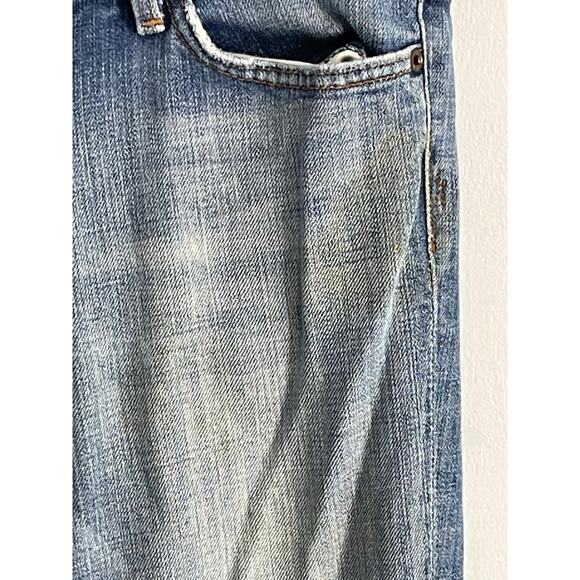 7 For All Mankind Jeans Size 30 Y2K Low Rise Flynt Bootcut Grunge Western Barn - Picture 3 of 8